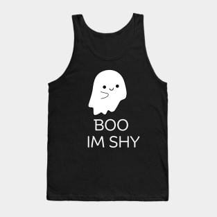 boo im shy ghost Tank Top